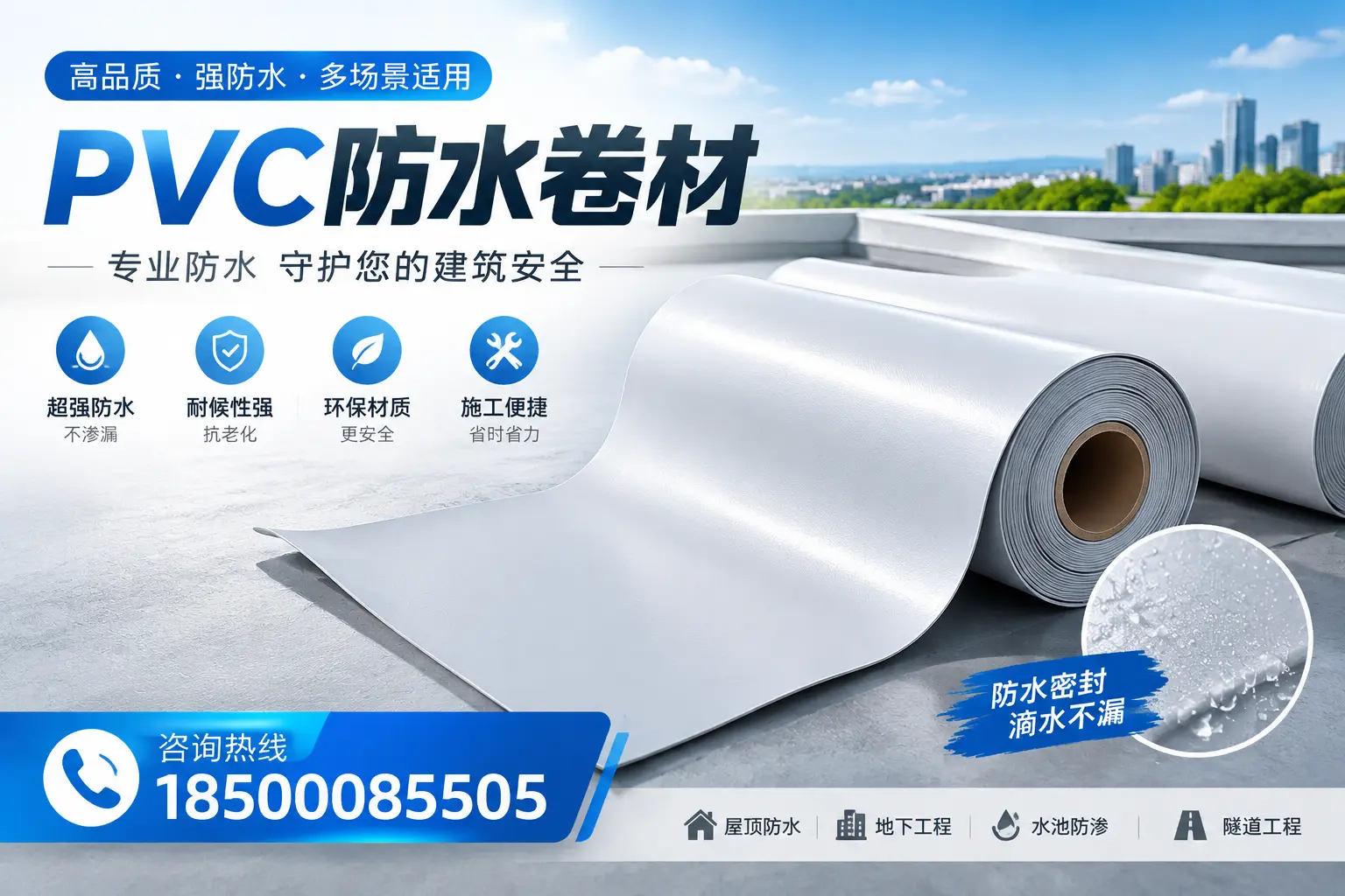PVC防水卷材的市场竞争分析,盘锦品牌选择参考